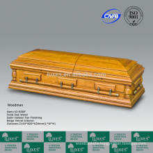 LUXES American Style Colors Of Caskets Oak Wooden Caskets For Funeral